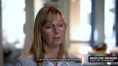 Madeleine Rådinger professor i astma- och allergiforskning - GU Play, Göteborgs universitet