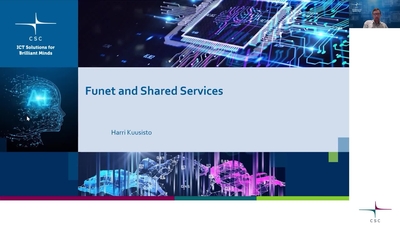 Funet and Shared Services – Harri Kuusisto - Video CSC